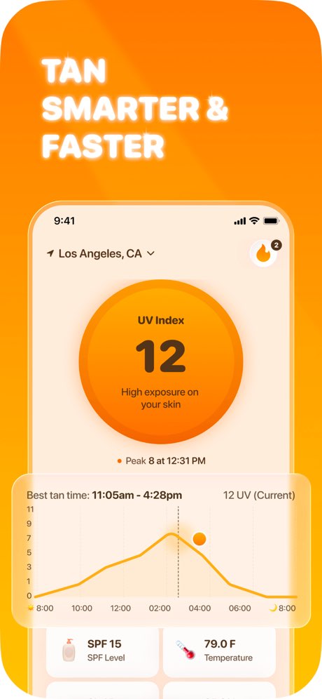 SPF Tan Timer app screenshot 3